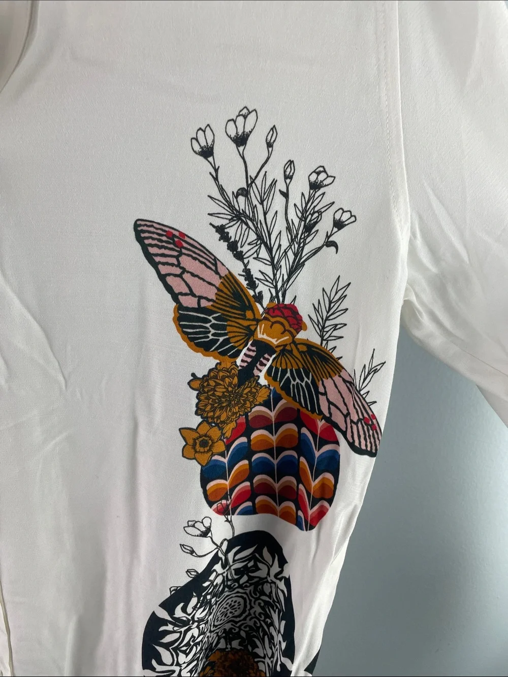 NWT Desigual Button-Up Blouse Size L - Picture 2 of 14